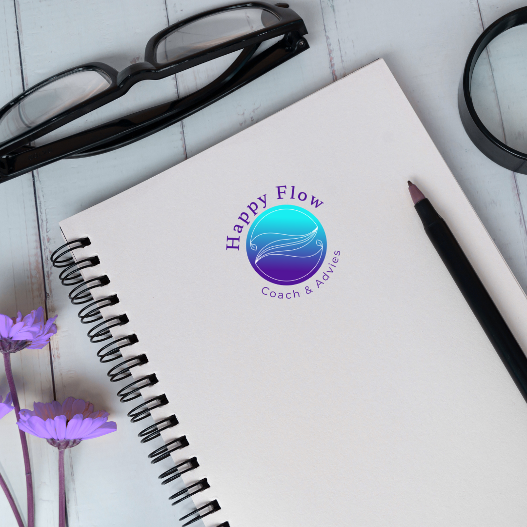 Happy Flow Website afbeelding Notitieboek Happy Flow Coach & Advies